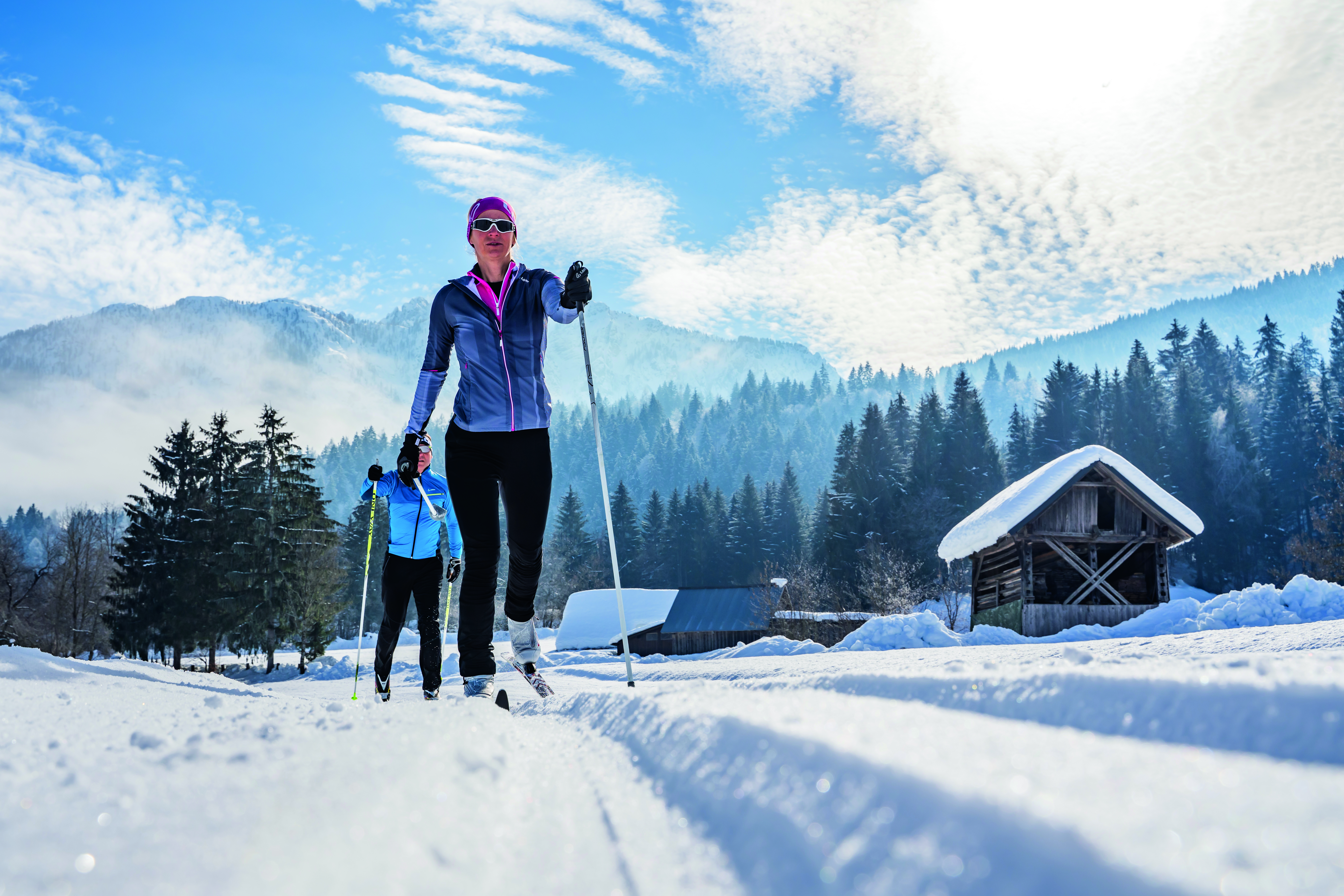 Crosscountry skiing holiday EuroParcs