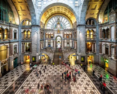 Stad Antwerpen België Centraal Station