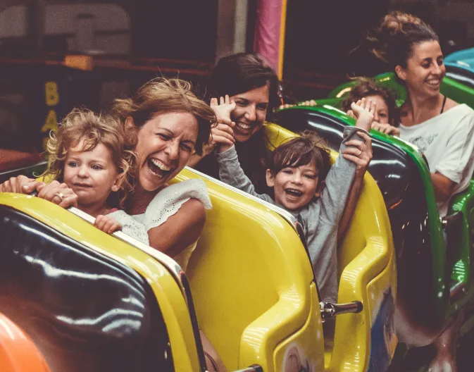 rollercoaster kids amusement park