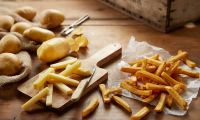 Food fries and potatoes