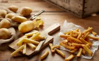 Food fries and potatoes