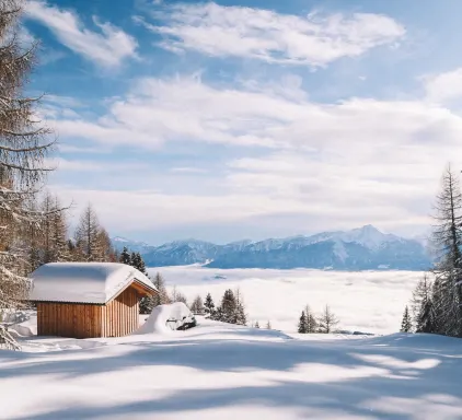 Gerlitzen Alp winter sneeuw