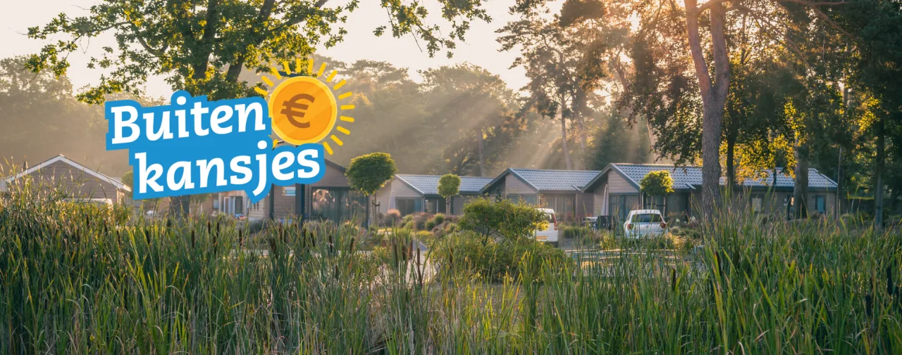 EuroParcs Zilverstrand België Mol vakantiewoningen zon bomen water Buitenkansjes