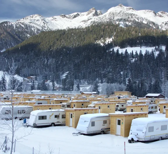 Arlberg Winter camping Panorama 2