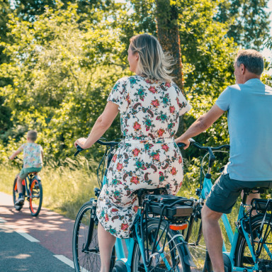 Family cycling-Europarcs-Limburg