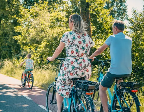 Family cycling-Europarcs-Limburg