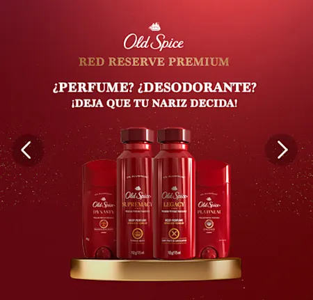 Nueva línea de Red Reserve Premium, perfume y desodorante Old Spice Legacy