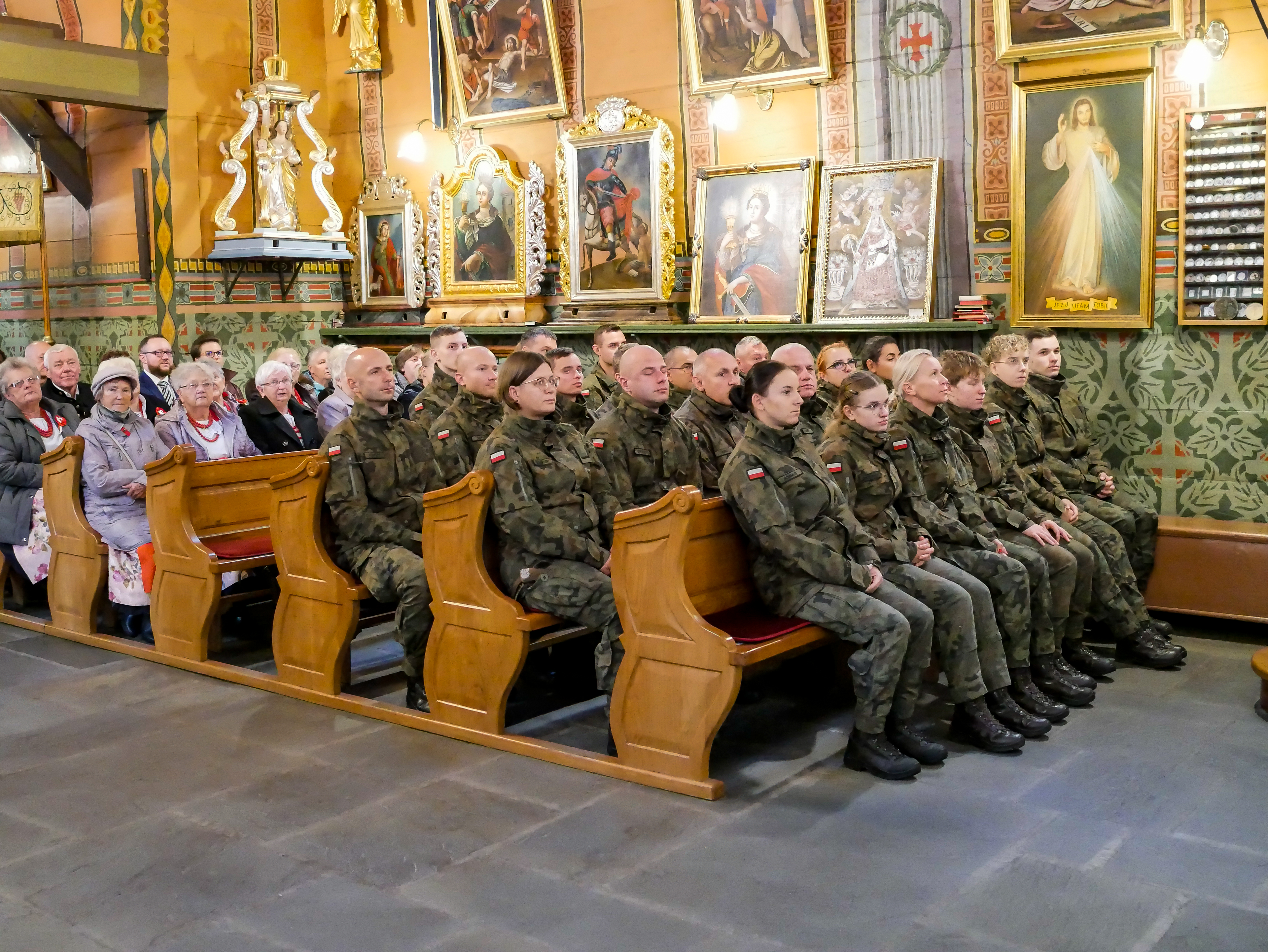 Dziękczynienie za nadanie im. płk. Jana Wawrzyczka 112 Batalionowi Lekkiej Piechoty w Oświęcimiu - Parafia Jawiszowice św. Marcina Bpa