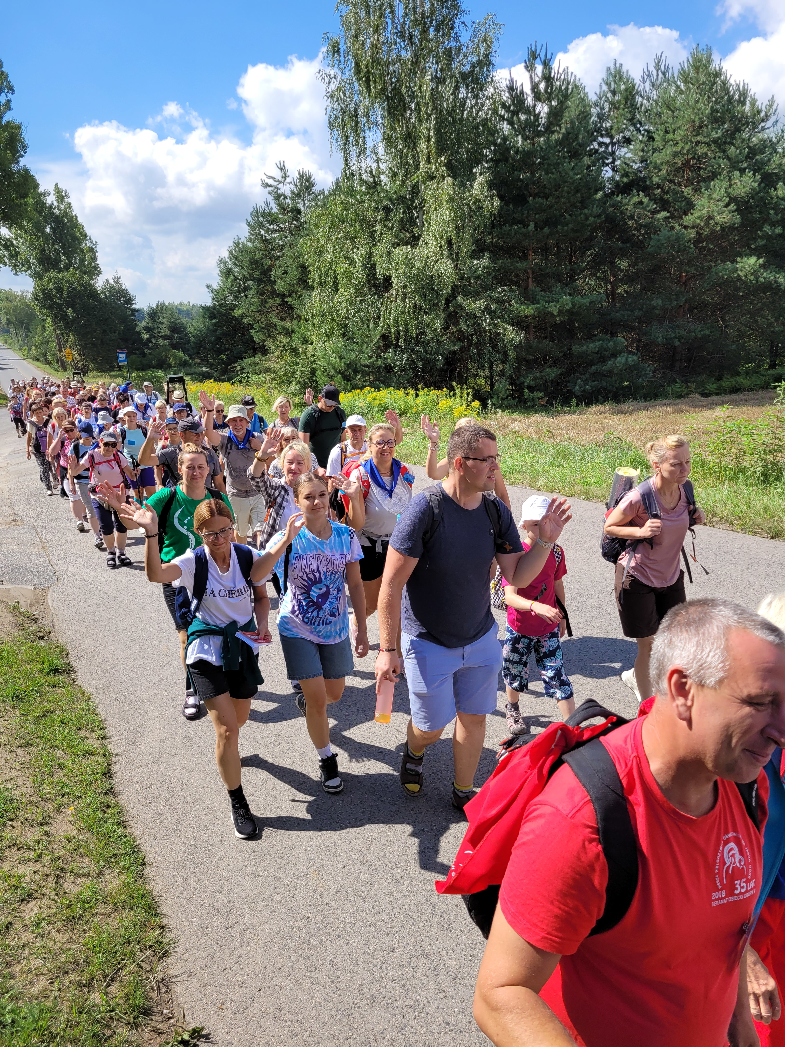 41. Piesza Pielgrzymka na Jasną Górę dekanatu Jawiszowickiego - Parafia Jawiszowice św. Marcina Bp.