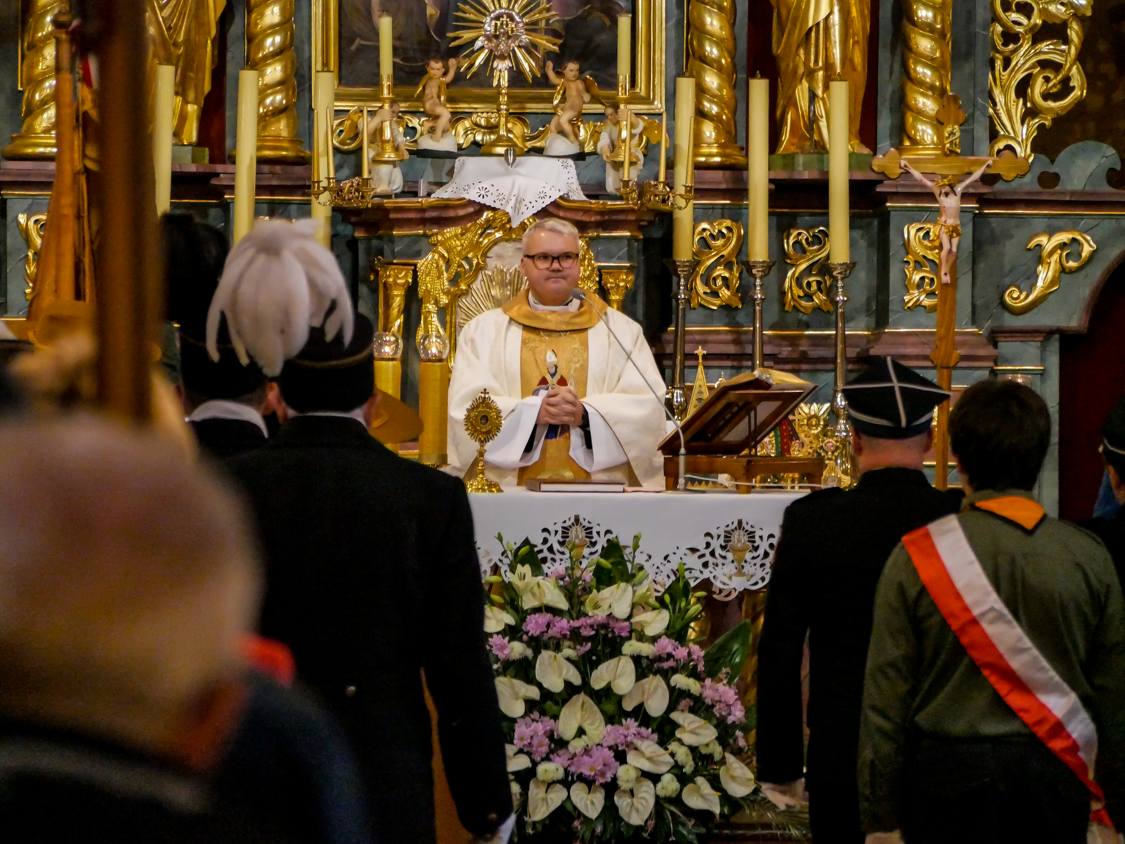 Uroczystość odpustowa ku czci św. Marcina Bpa pod przewodnictwem ks. por. dr. Kamila Żółtaszka