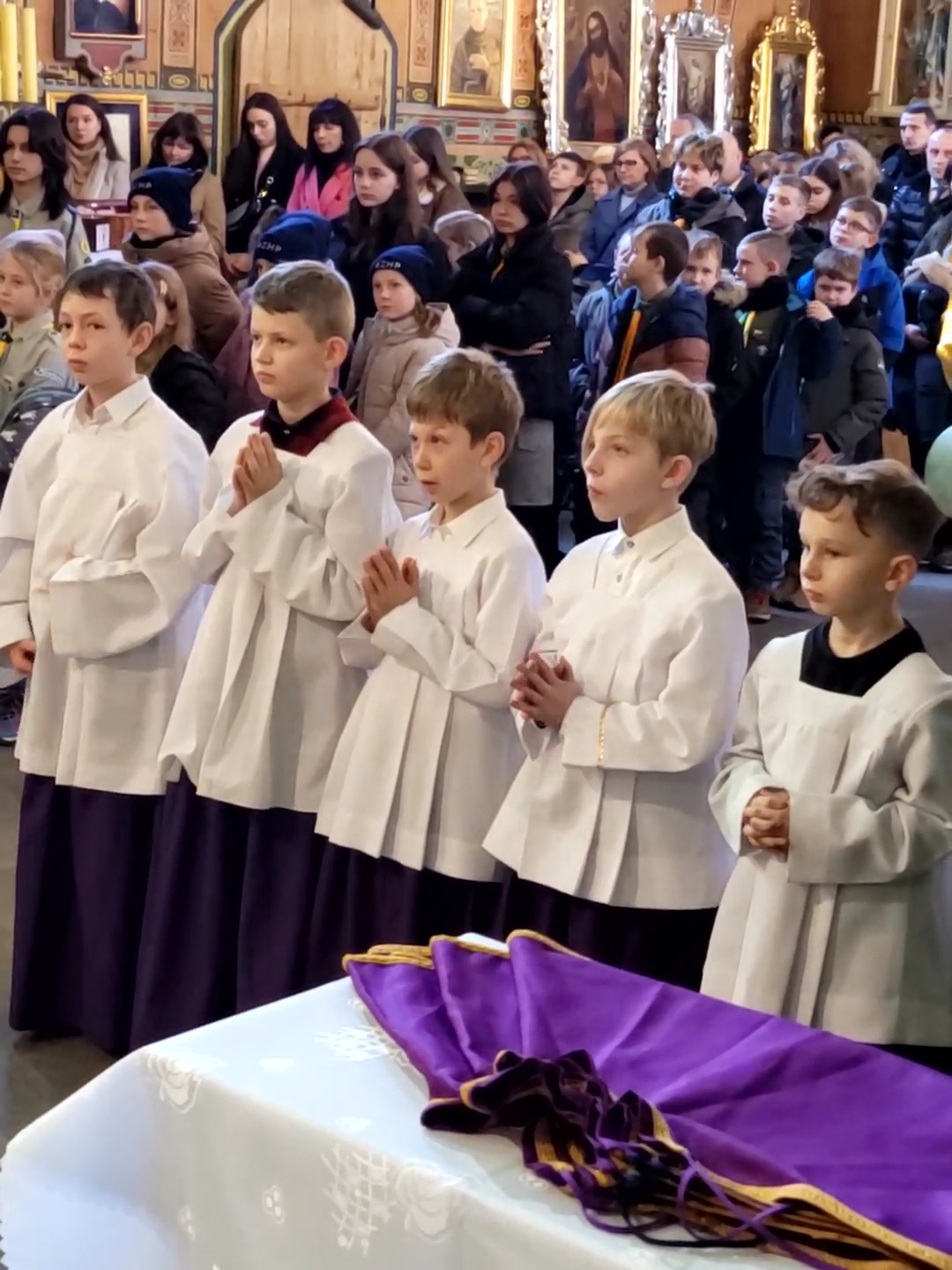 Błogosławieństwo kandydatów na Ministrantów - Parafia Jawiszowice św. Marcina Biskupa