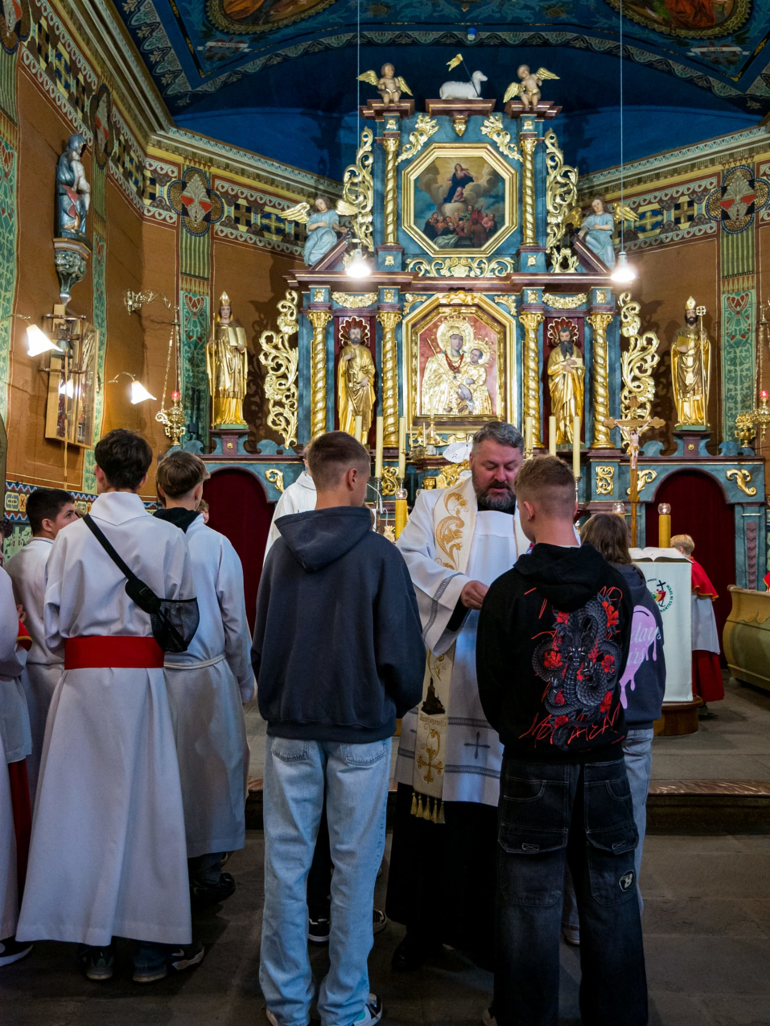 Inauguracja Młodzieżowej Róży Różańcowej św. Carlo Acutisa - Parafia Jawiszowice św. Marcina Bpa
