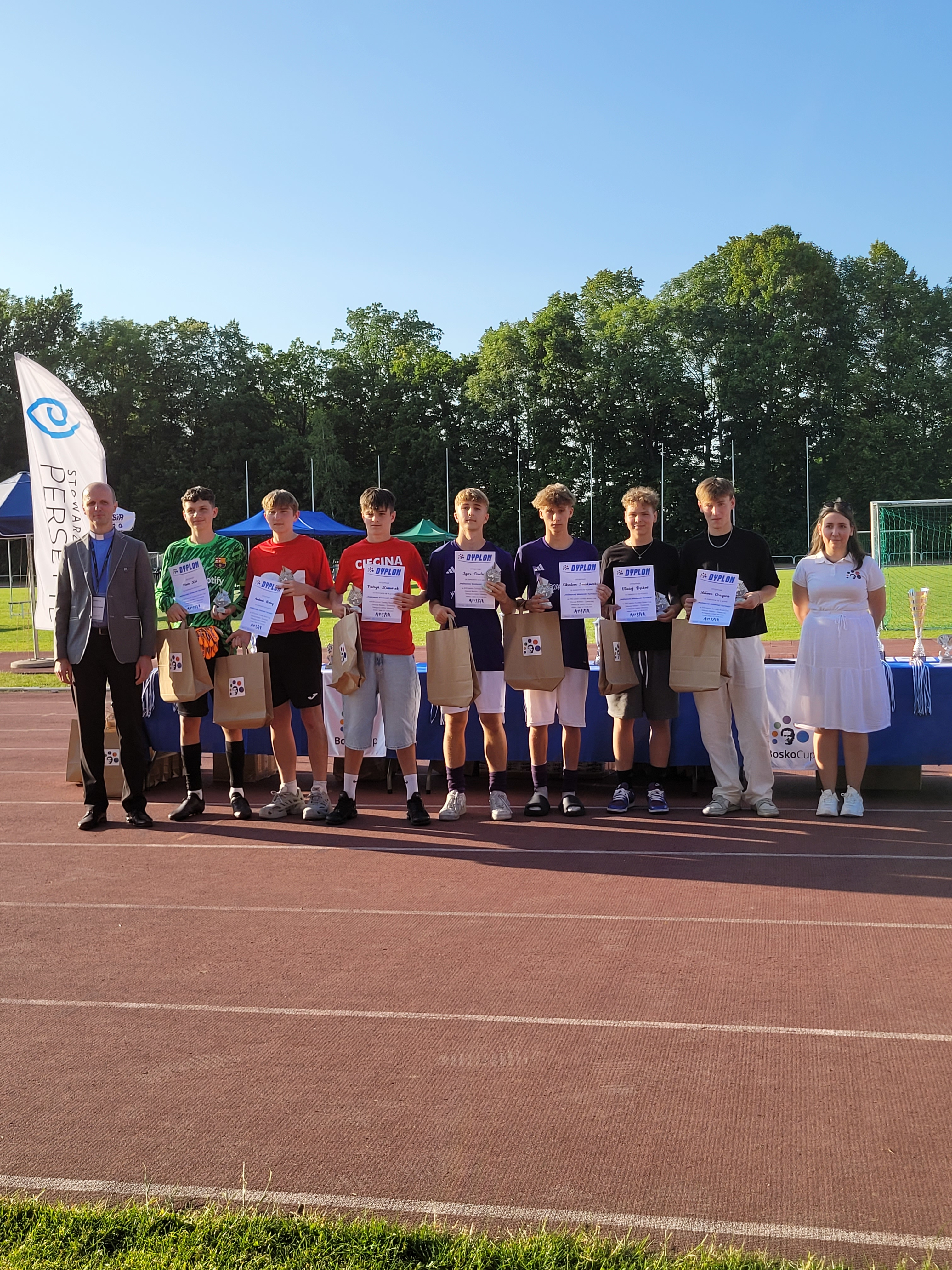 II miejsce Lektorów na XVII letnim turnieju Bosko Cup - Parafia Jawiszowice św. Marcina Bpa