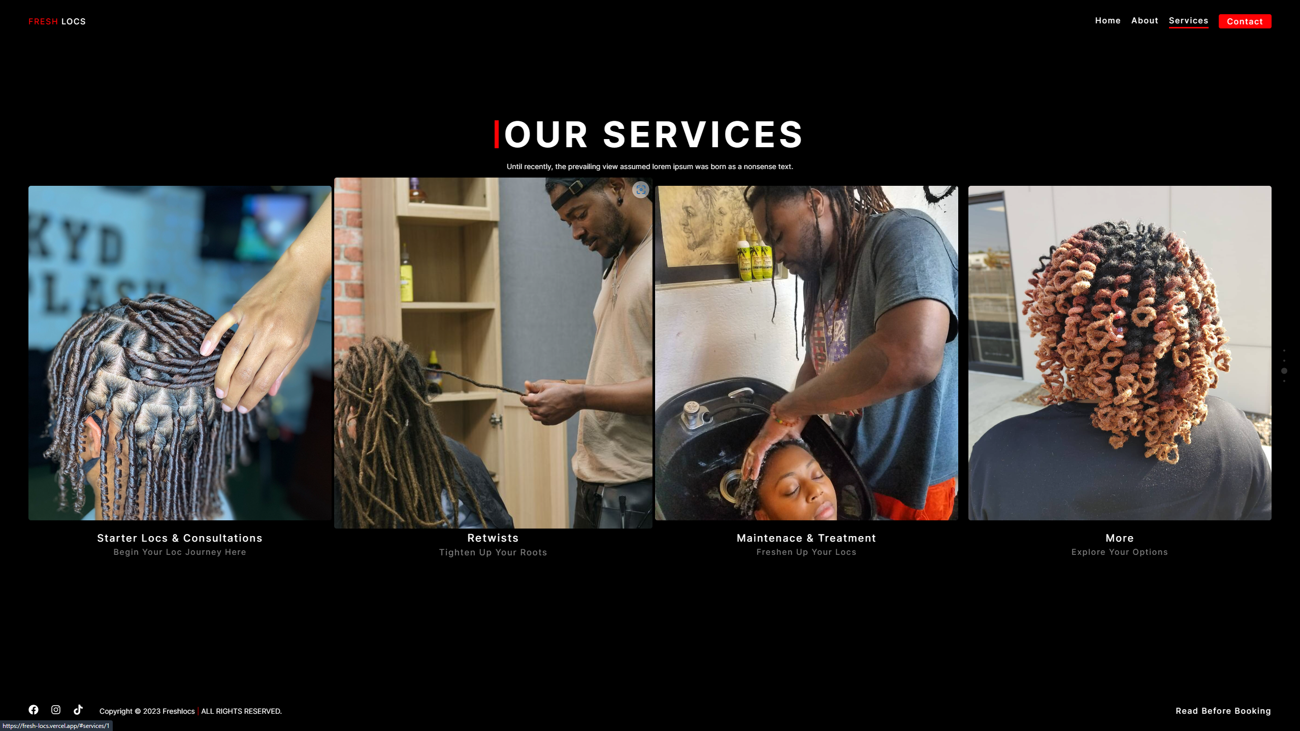 Freshlocs Services Page