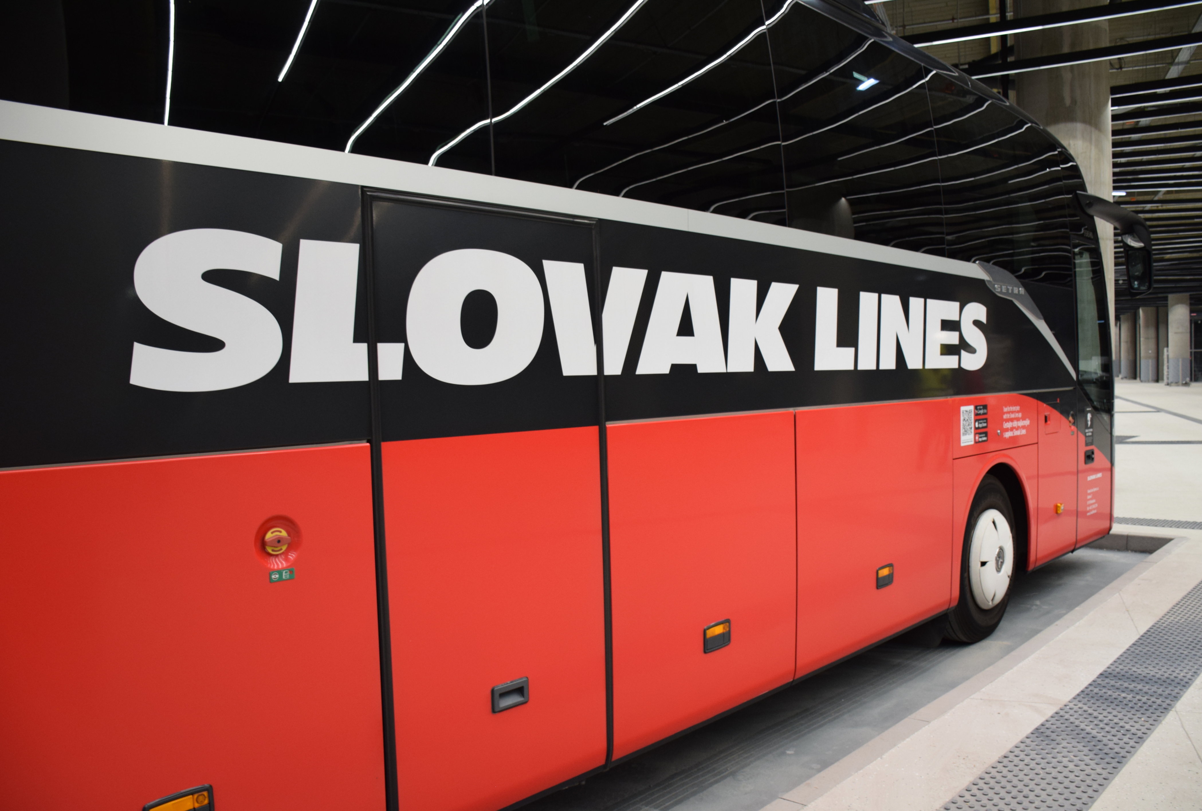 Aplikácia Slovak Lines - autobusy