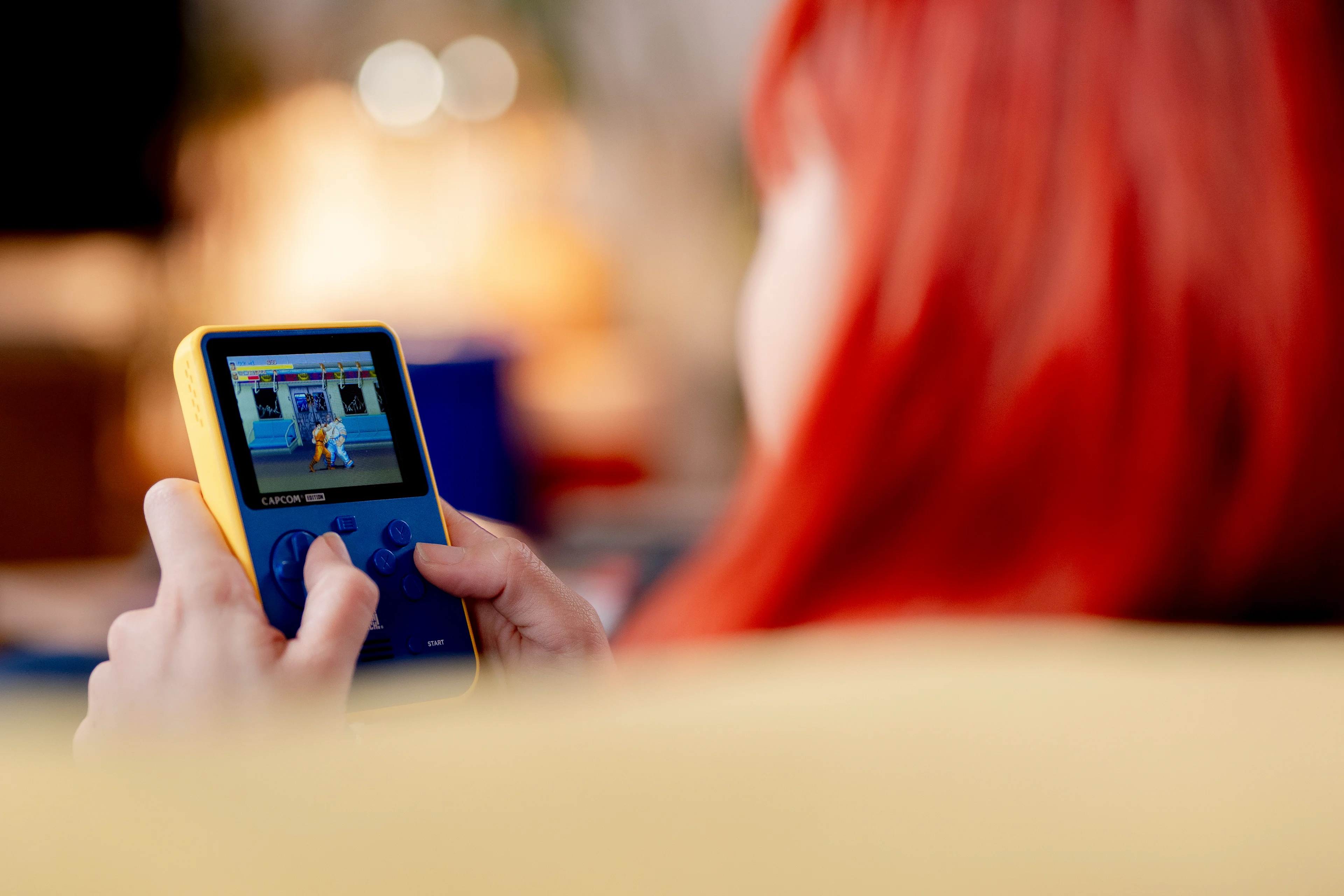 Evercade Lifestyle - Superpocket Closeup