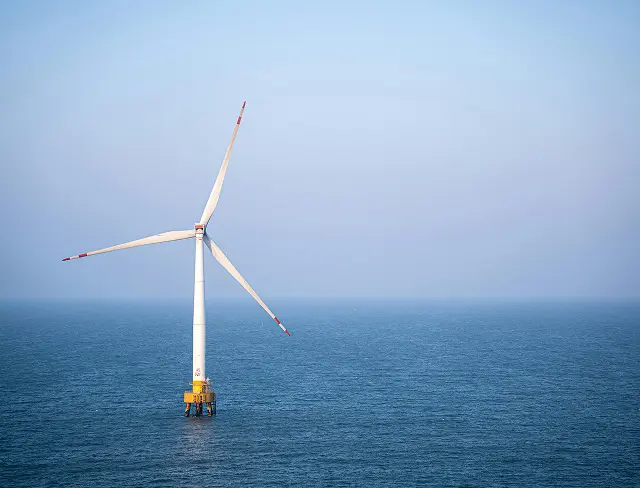 windmill on the ocean