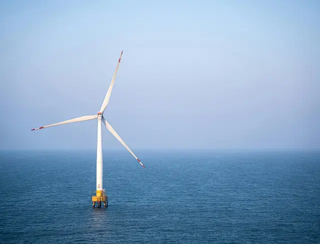 windmill on the ocean