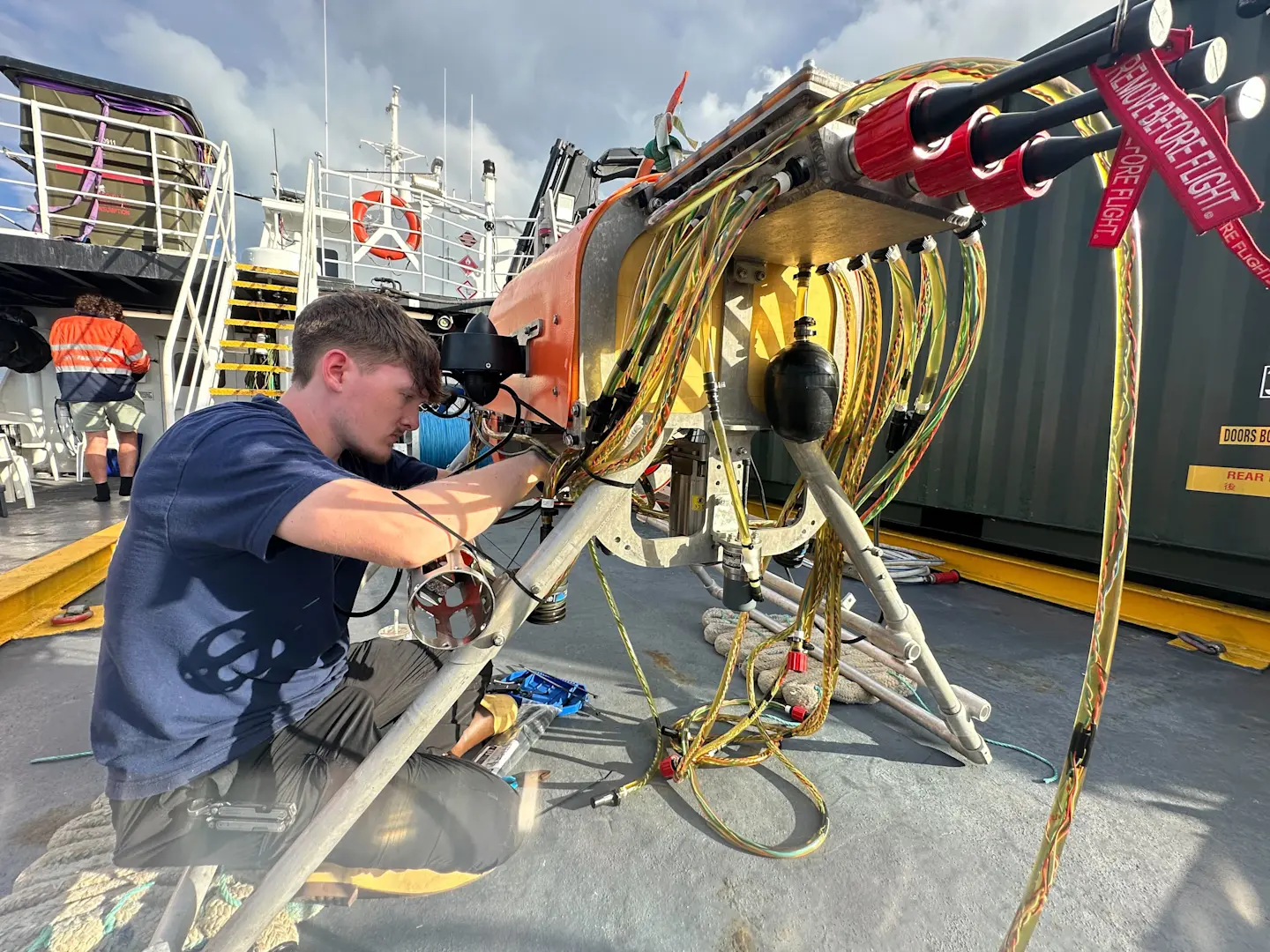 ethan working