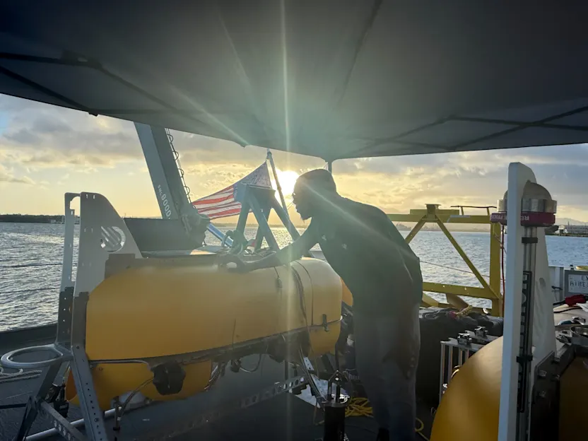 Orpheus AUV in Hawaii