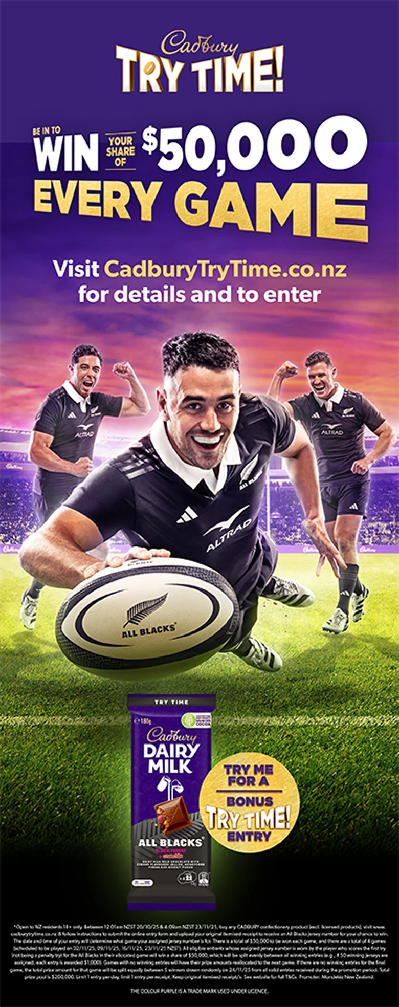 Cadbury Try Time Banner