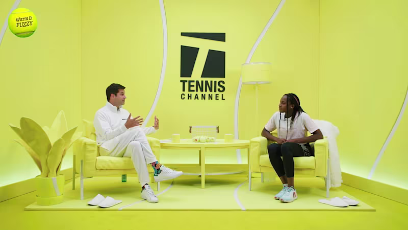Tennis Channel's Warm & Fuzzy Wins Top 40 for Production Design
