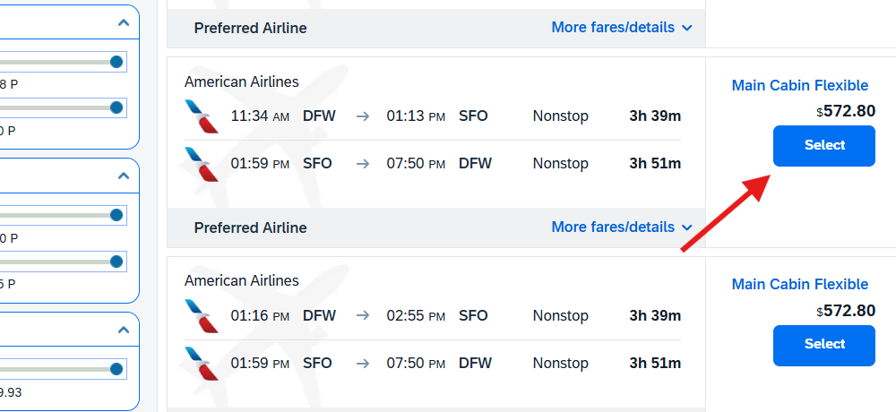 Select Flight
