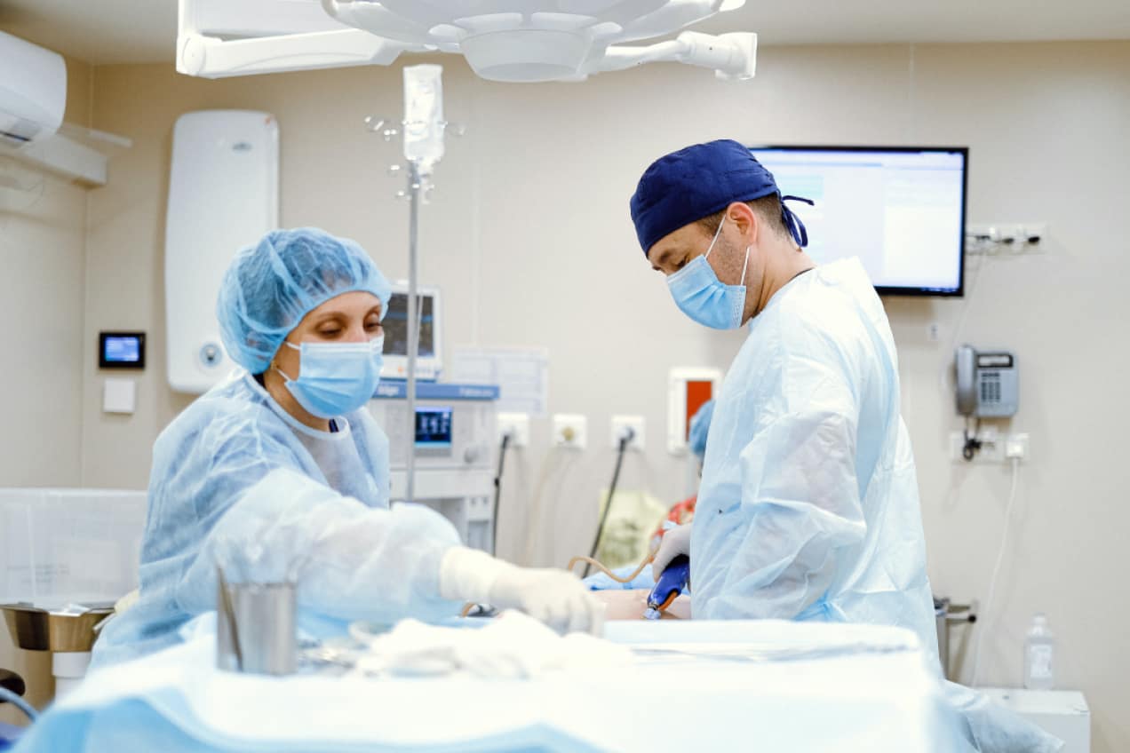 healthcare workers surgery