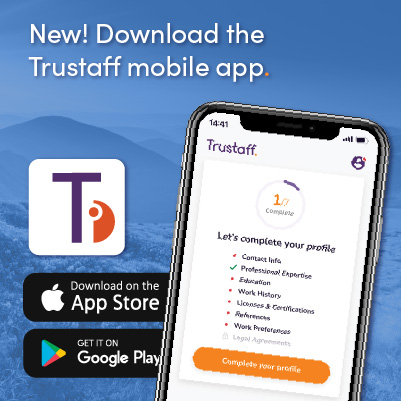 mobile app - image trustaff