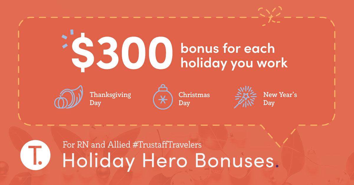 Trustaff Holiday Bonus Blog Image