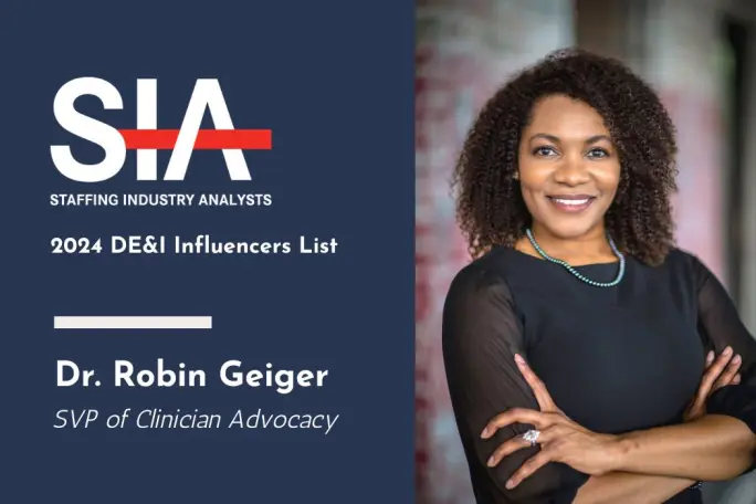 Dr. Robin Geiger Nominated to SIA's DE&I Influencer List for Leadership in Healthcare Diversity