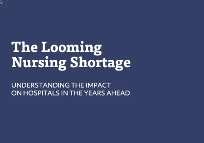The looming nurse shortage
