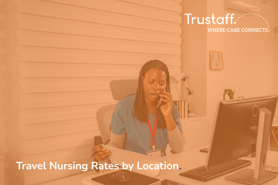 Trustaff Blog Comparing Travel Nurse Pay by Location 2026 Card Image