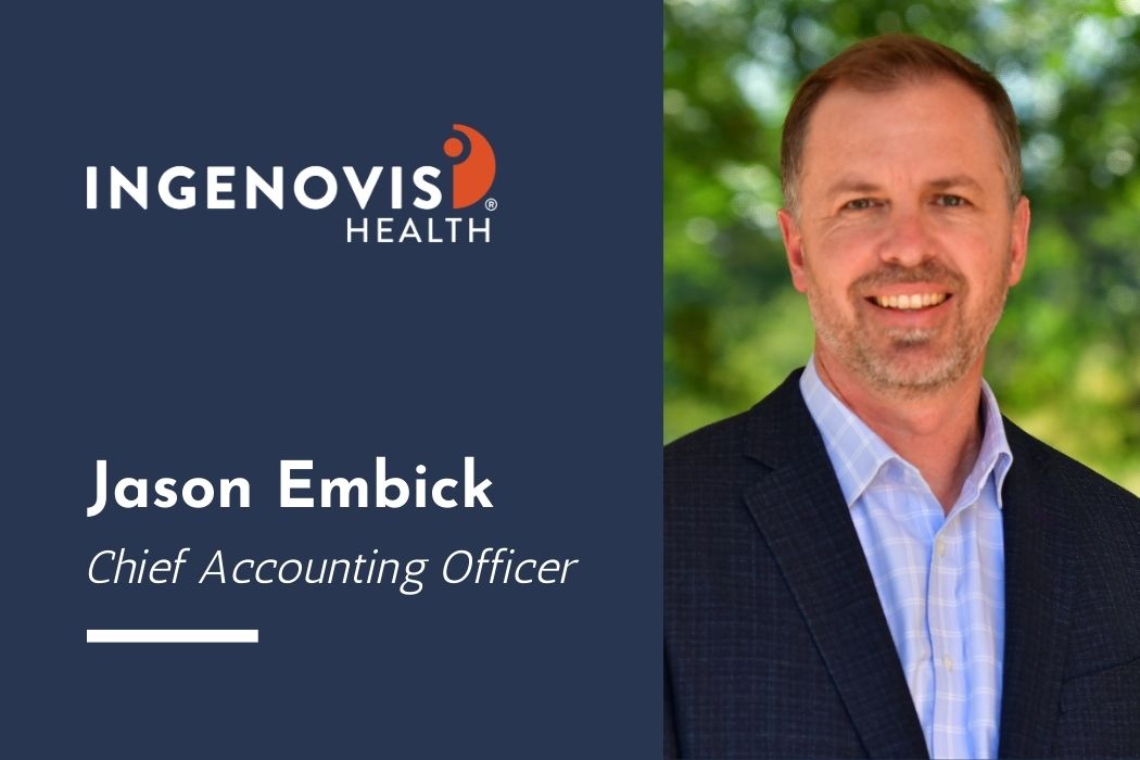 A headshot of newly appointed Ingenovis Health Chief Accounting Officer Jason Embick