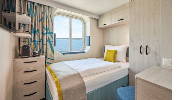 Einzelkabine Außen der Mein Schiff 7