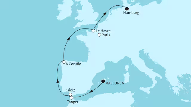 Westeuropa Trans-Mittelmeer 42