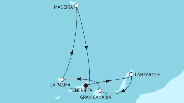 Kanaren 137 ab/bis Teneriffa
