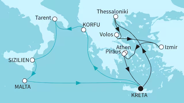Östliches Mittelmeer 167
