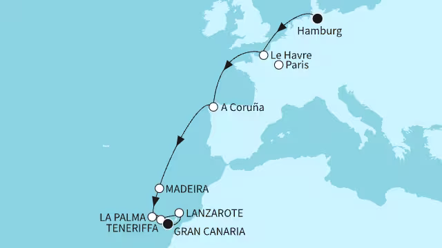 Hamburg bis Gran Canaria 007