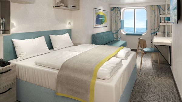 Außenkabine der Mein Schiff 7