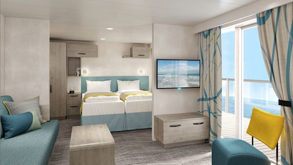 Familienkabine Balkon der Mein Schiff 7