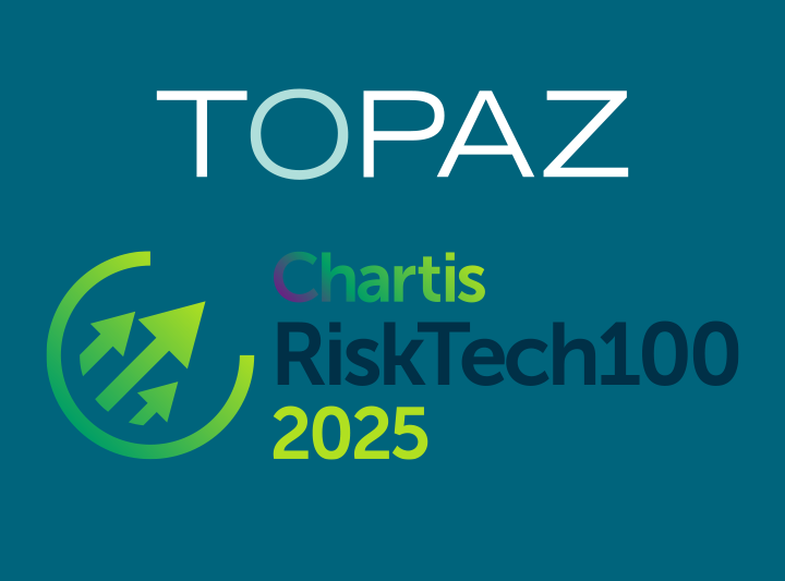 Topaz recognised in RiskTech100 rankings