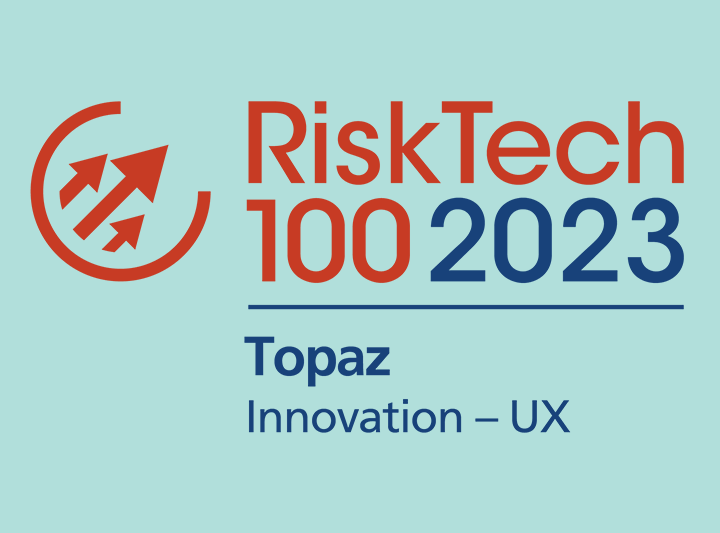 Topaz wins RiskTech100 award