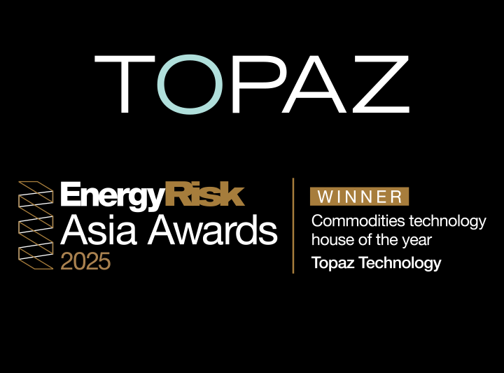 Topaz wins two Energy Risk Asia Awards