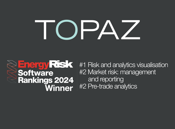 Topaz climbs Energy Risk Rankings