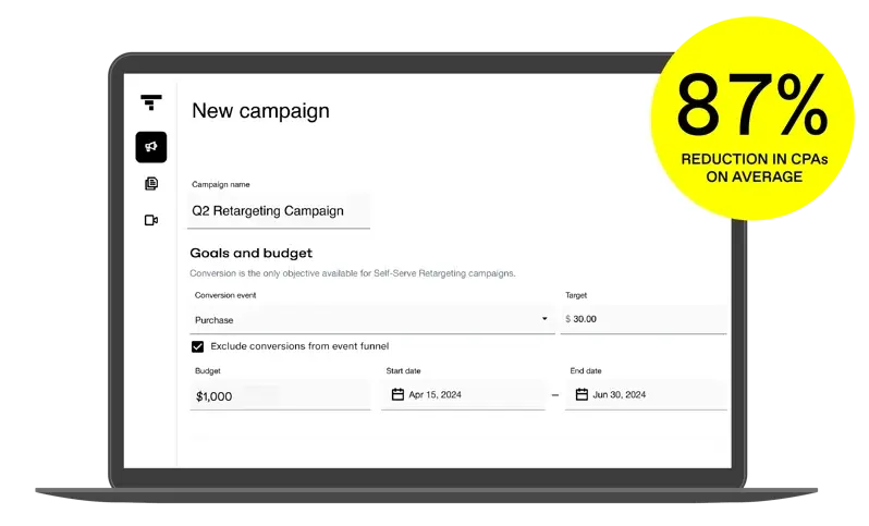 ctv retargeting platform lowers CPA