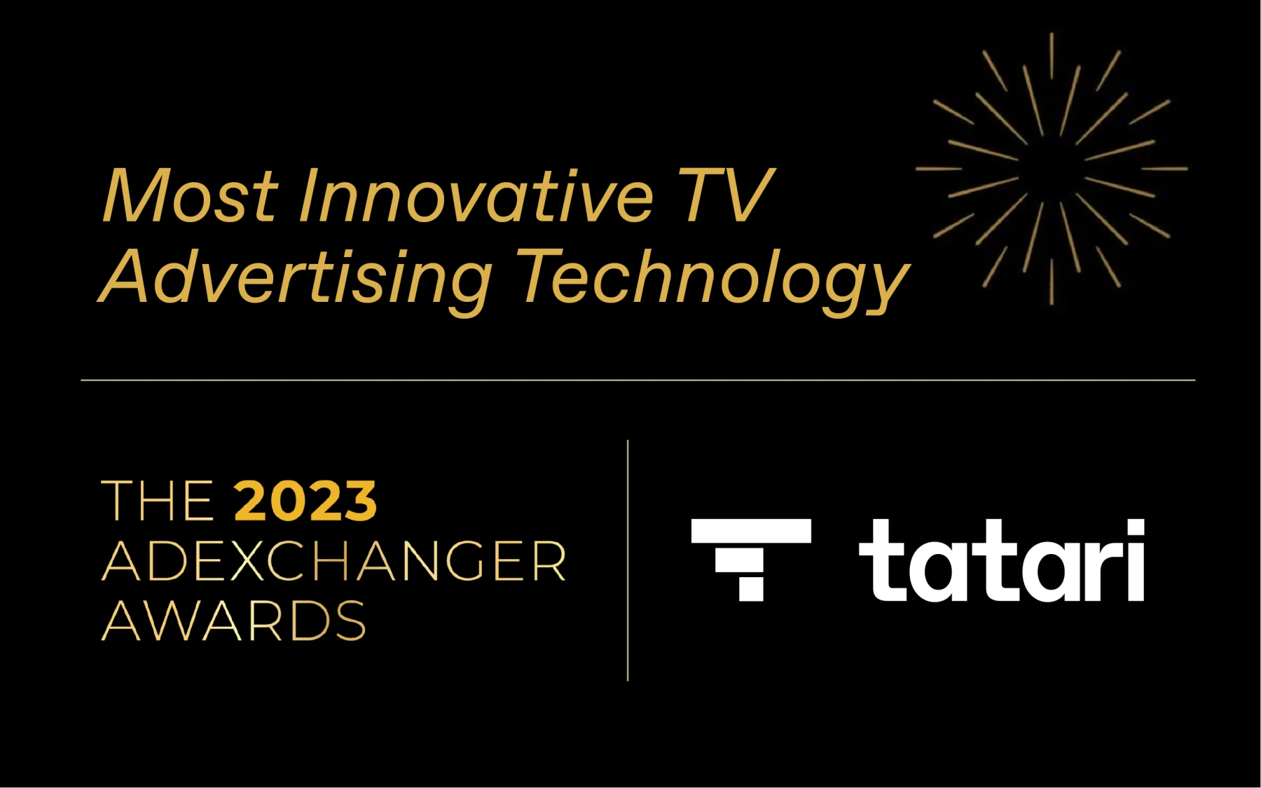 Tatari Wins AdExchanger’s 2023 Most Innovative TV Advertising Technology Award