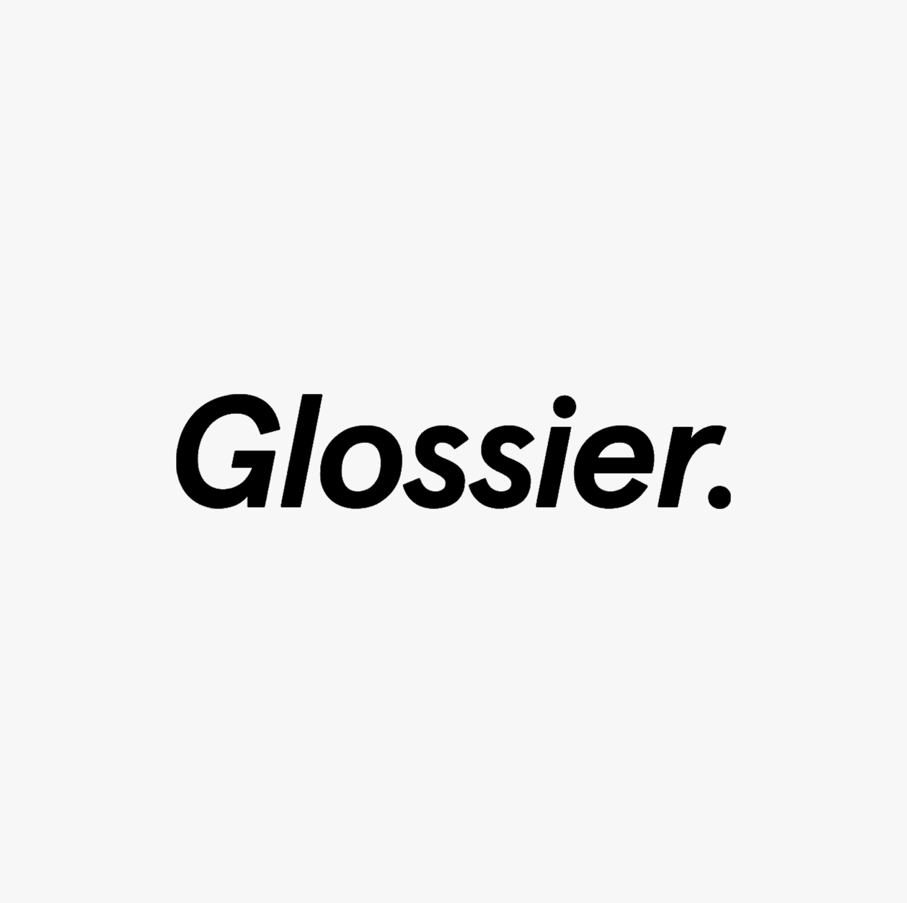 glossier website card