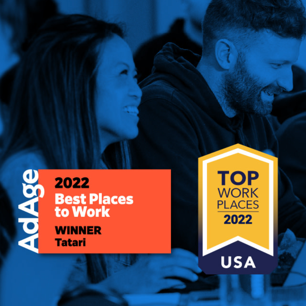 Tatari Named a Best Workplace for 2022 by AdAge and Energage