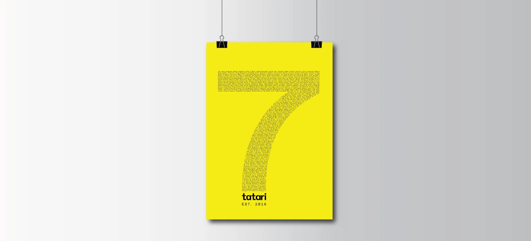 Tatari's 7 year anniversary header